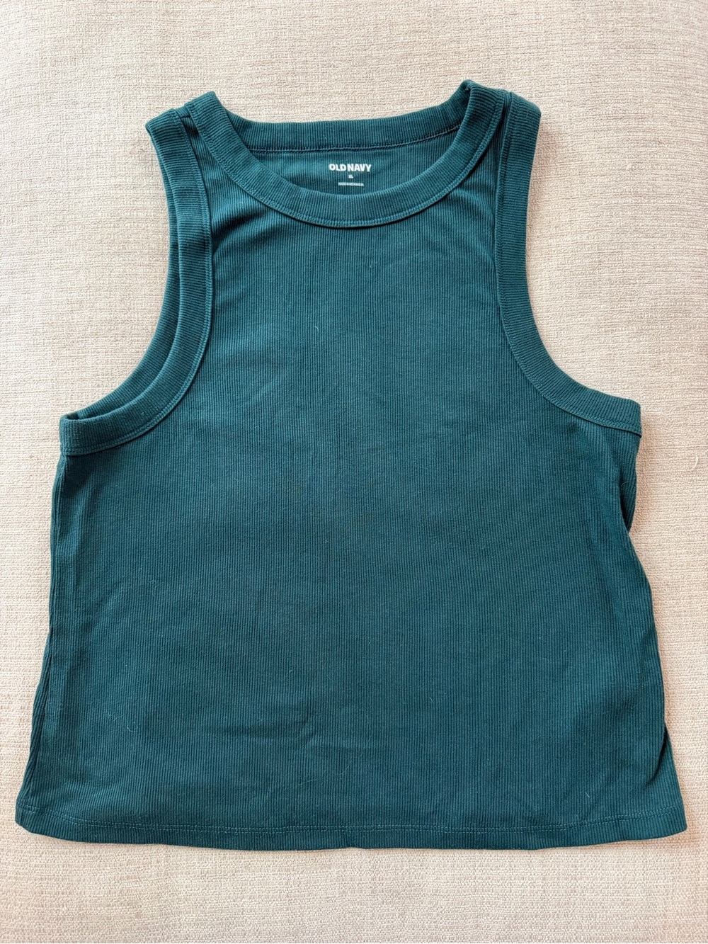Old Navy Teal Ribbed Tank Top